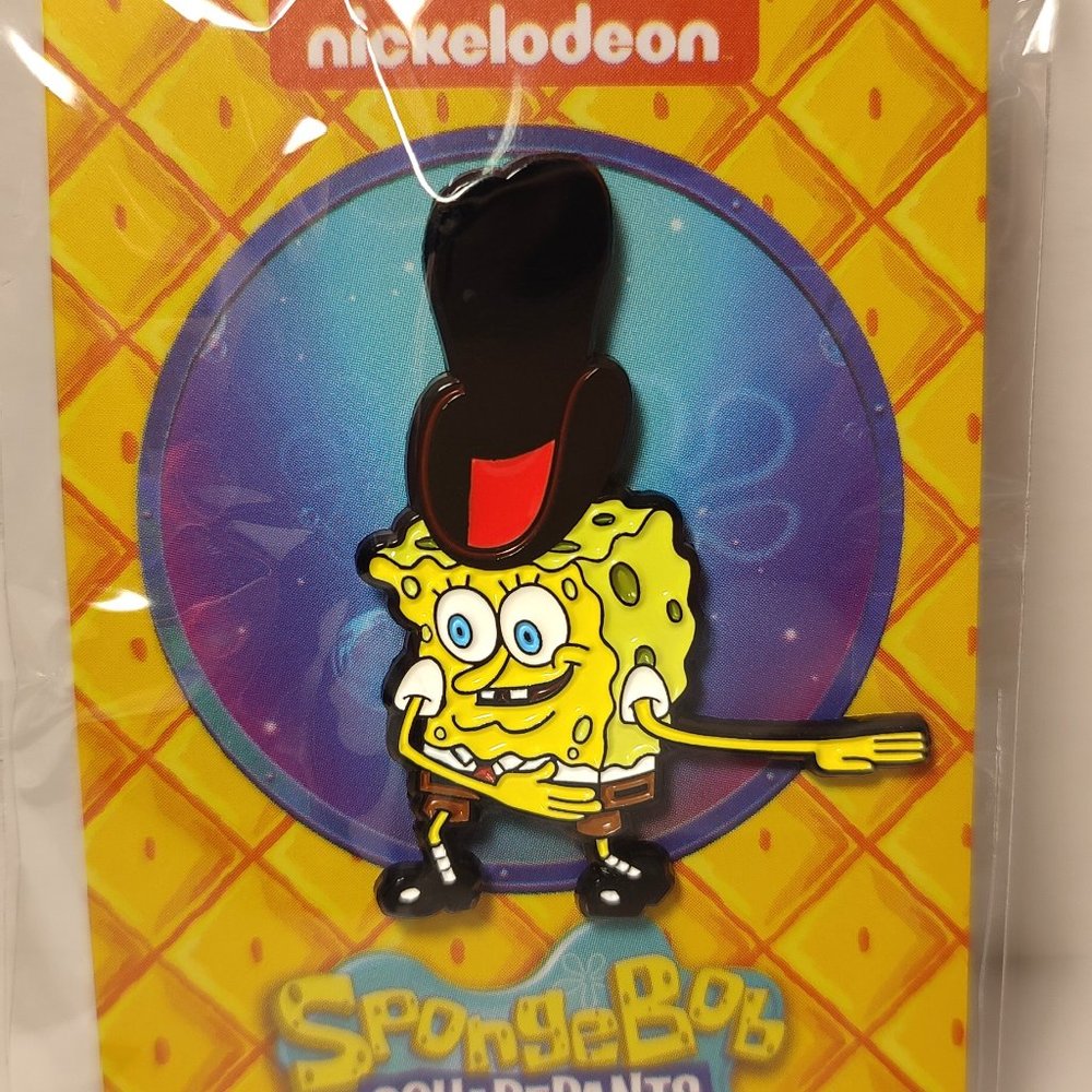 Spongebob Hitchhiking Dance Enamel Pin